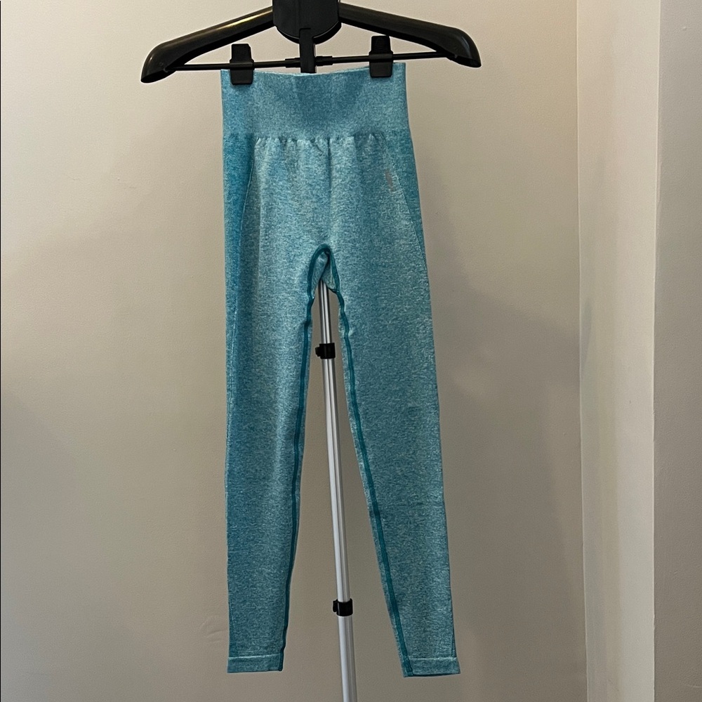 Gymshark Aqua Blue Leggings - Size Small